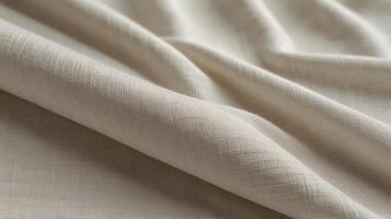 dichtbij omhoog van wit licht linnen vezel kleding stof textuur, wit geweven achtergrond foto