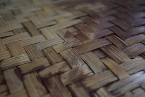 geweven bamboe is een ambacht van Indonesië, foto