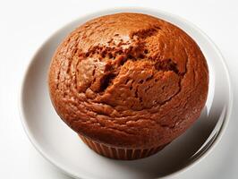 muffin chocola zoet gebakje taart voor tussendoortje foto