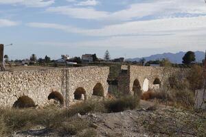 Romeins aquaduct in antas, Spanje foto