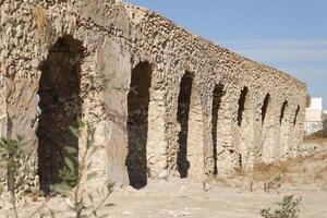 Romeins aquaduct in antas, Spanje foto