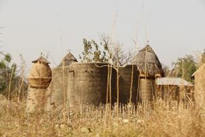 tata somba dorpen in de noorden van Benin foto