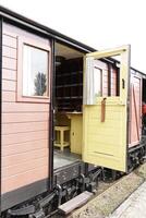 tram wagens, museum tram lijn west friesland, Nederland foto