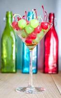 glace kersen in martini glas foto