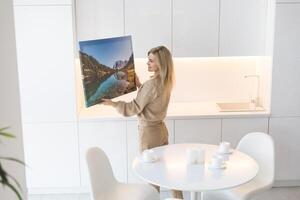 galerij verpakt canvas foto prints uitgerekt op kader.