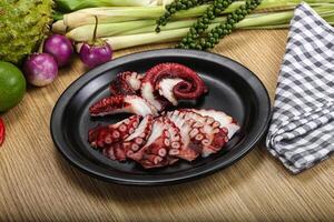 Jamaicaans keuken - sashimi met Octopus foto