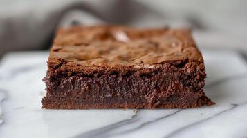 decadent plein brownie Beschrijving foto