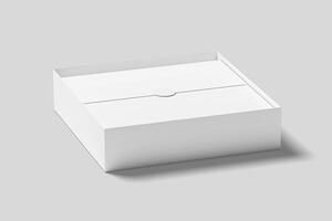 realistisch geschenk doos verpakking illustratie voor model. 3d veroorzaken. foto