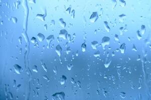 water regen laten vallen druppels transparant regenachtig druppels glas effect foto