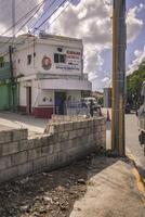 bayahibe dominicaans republiek 23 december 2019 bayahibe stad straat in dominicaans republiek foto