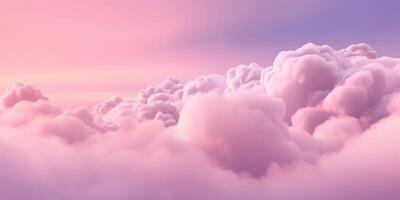 romantisch roze lucht achtergrond. wolken zacht Aan zonsondergang. abstract achtergrond. getextureerde achtergrond, wolken, wolken, kinderen behang. afdrukken, achtergronden, affiches, kaarten. hoog kwaliteit foto