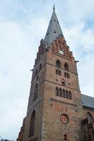 facade van heilige Petri kerk in malmö, Zweden foto