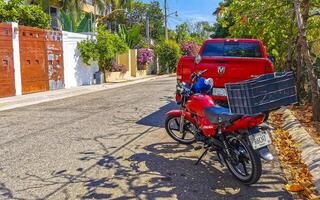 puerto escondido oaxaca Mexico 2023 scooters motorfietsen motoren buitenshuis in puerto escondido Mexico. foto