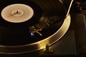 vinyl record beweging foto