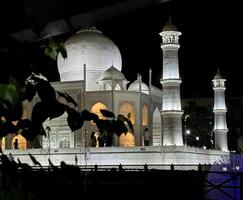 wit taj mahal hd beeld foto