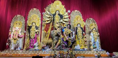 opperste shakti maa durga Hindoe religie foto