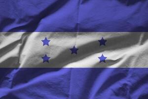Honduras vlag met structuur foto