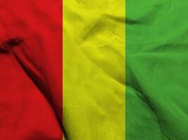 Guinea vlag met structuur foto