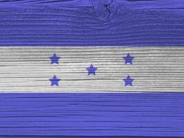 Honduras vlag met structuur foto