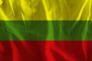 Litouwen vlag met structuur foto