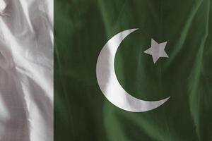 Pakistan vlag met structuur foto