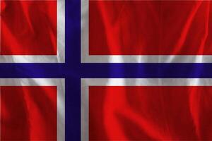 Noorwegen vlag met structuur foto