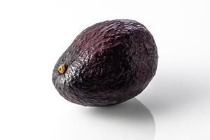 geheel bruin avocado geïsoleerd Aan wit achtergrond 1 foto