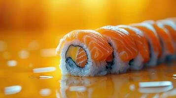 sushi op tafel foto