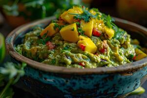 tulum smaakt mango guacamole met een modern flair foto