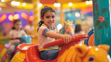 ouders kan ook Kiezen naar verrassing hun weinig degenen met een dag uit Bij een thema park of kindvriendelijk attractie naar maken de dag zelfs meer gedenkwaardig foto