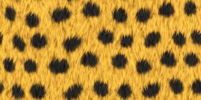 gevlekte luipaard geel harig patroon. harig achtergrond. wild dier ontwerp. wazig mode creatief. wol textuur. vacht achtergrond. warm oppervlak. foto