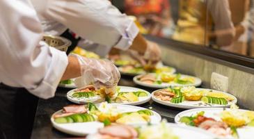 catering eten van hotel foto