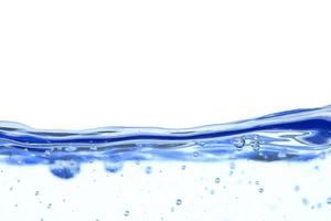 blauw water vloeibare abstracte textuur vloeibare acryl en vloeibare kunsttextuur op wit foto