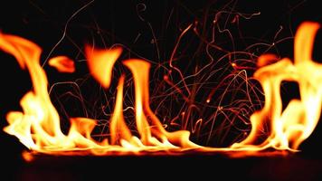 vuur vlammen overlay deeltjes textuur perfecte rook vuur textuur foto
