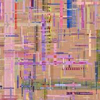 lichtroze unieke glitch getextureerde signaal abstracte abstracte pixel glitch error foto