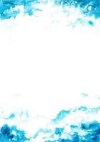 abstract schilderij van de donkere diepe oceaan. aquarel schilderij textuur in details voor ontwerp achtergrond. gebruikt als behangontwerpen, wenskaarten, posters, visitekaartjes, enz. foto
