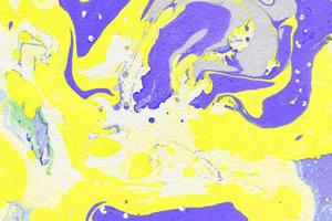 abstracte inkt background.winter geel en donker blauw en grijs marmeren inkt papier texturen op witte aquarel background.wallpaper voor web- en game-design.