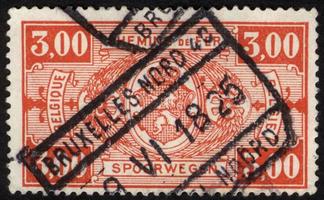 postzegels van belgië. stempel gedrukt in België. stempel gedrukt door belgië. foto