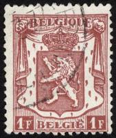 postzegels van belgië. stempel gedrukt in België. stempel gedrukt door belgië. foto