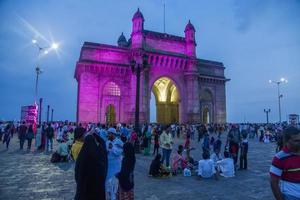 Mumbai, India 2015 - de poort van India. gebouwd in december 1911. foto