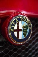 belgrado, servië 2015 - alfa romeo auto, italiaanse luxe auto foto