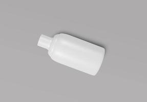 realistische plastic fles. mock-up sjabloon