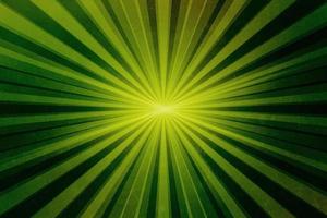 groen licht zon burst en sterren met gradiënt abstract grafisch ontwerp als achtergrond met gestreepte foto