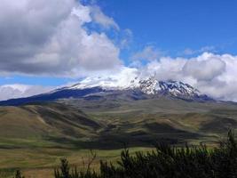 antisana ecologisch reservaat, antisana vulkaan, ecuador foto