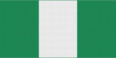 illustratie van de nationale vlag van nigeria foto