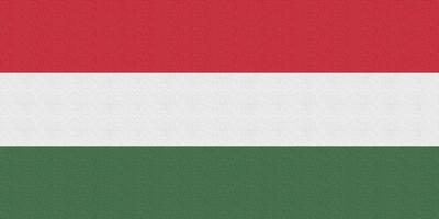 illustratie van de nationale vlag van hongarije foto