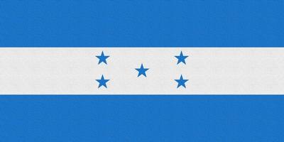 illustratie van de nationale vlag van honduras foto