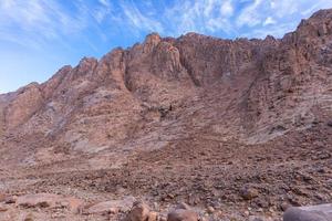 bergen landschap in sinai egypte foto