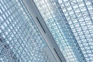abstract close-up van moderne interieur architecturale metalen structuur patroon achtergrond.