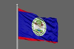 zwaaiende vlag van belize foto